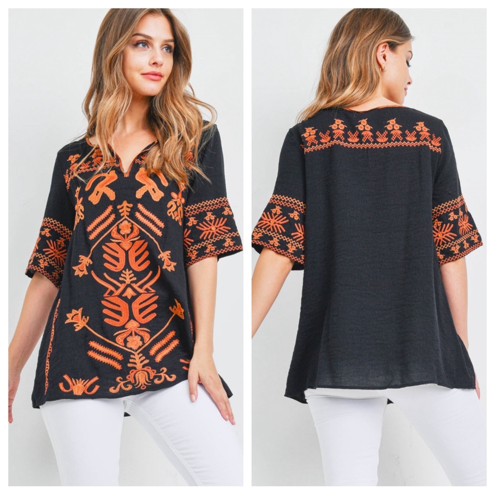 Boutique boho tunic top